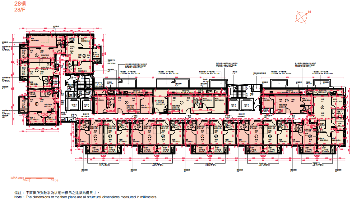 The Haddon 平面圖則 樓層平面